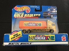 hot wheels 24k plated gold haulers