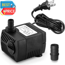 90 GPH Mini Submersible Pump, Small Fountain Pump 5W 350L/H for Water Feature,