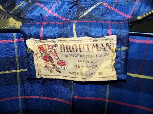 vntg Round Travel Train Case Strap Handle Droutman Manuf Co NY Nice! - Picture 18 of 24