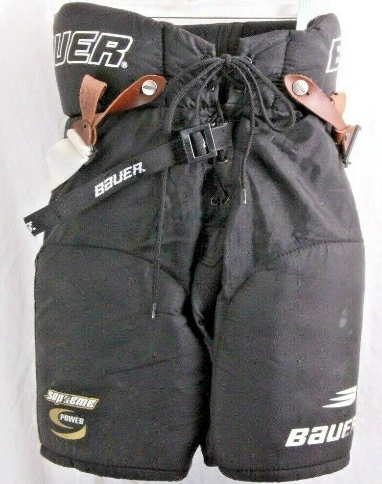 Pantalon Bauer Supreme 1000 Power Tru Fit System Hockey Suspender Pads Jr taille L