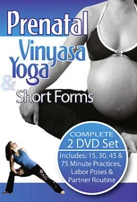 Complete Prenatal Vinyasa Yoga  Short Forms (DVD, 2-Disc) - - - - **DISCS ONLY**