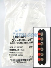 Corning CCH-CP06-25T Patch Panel, 6 ST Simplex OM1 Multimode 62.5 Adapters STSI