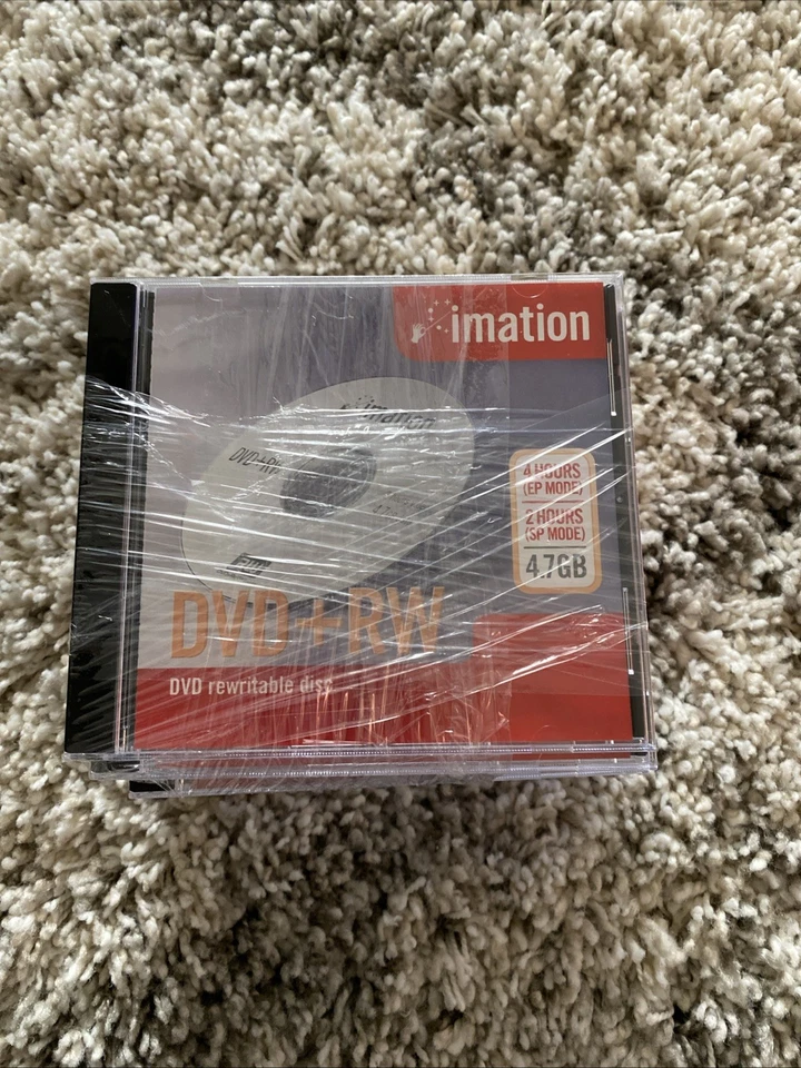 Imation DVD+RW 4.7 GB Rewriteable Disc qty 10 4 Hours EP Mod)e 2 Hours (SP Mode) - Image 2 of 4