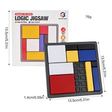 Logic Puzzle Brain Teaser Game For Kids Adults,88 Challenges 4 Difficulty Level