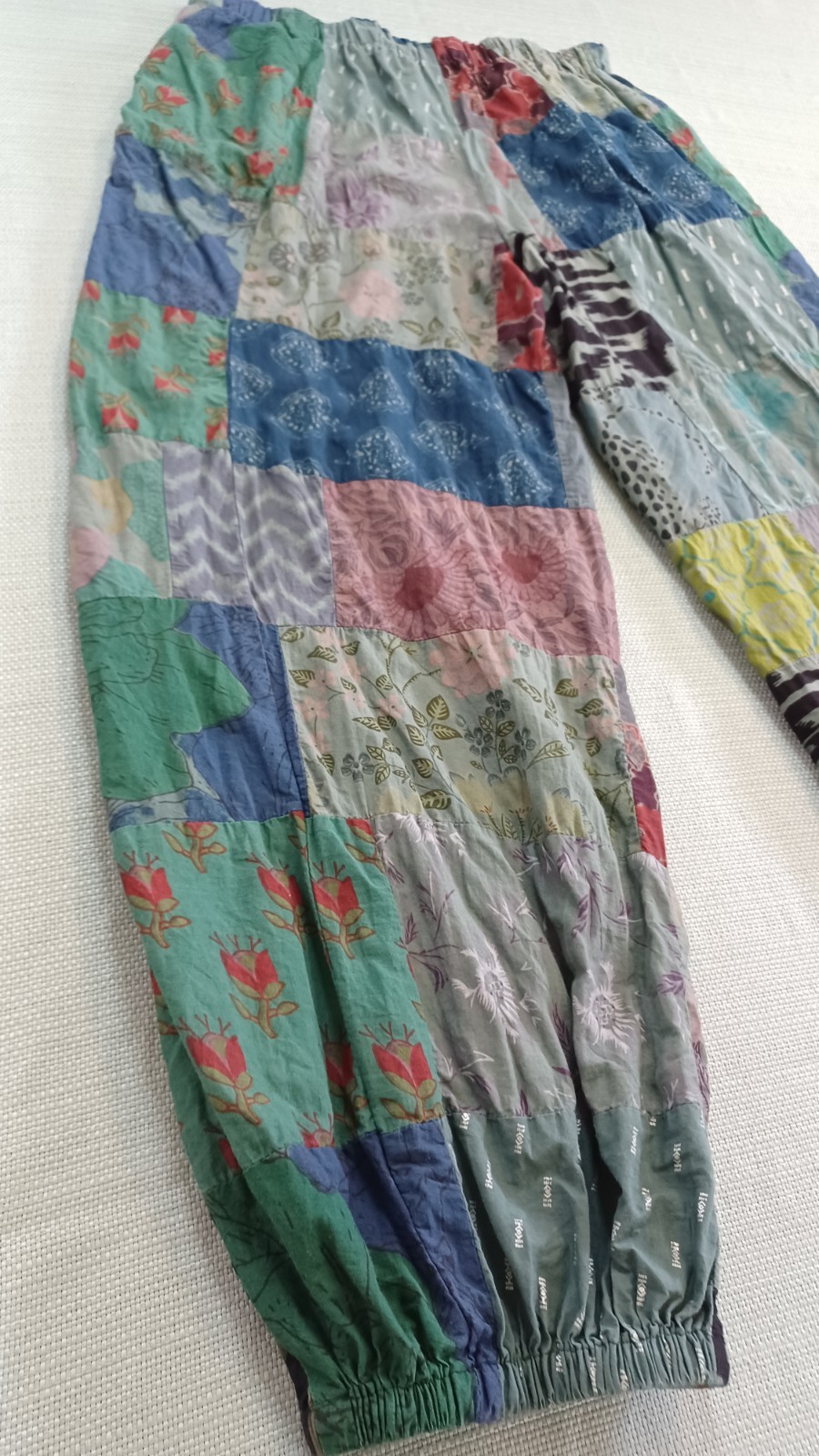 Earthbound Trading Co Patchwork Wide Leg Pants Wo… - image 20