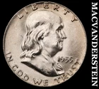 1955 Silver Franklin Half Dollar - Choice Gem Brilliant Unc+++  Lustrous  #K1785