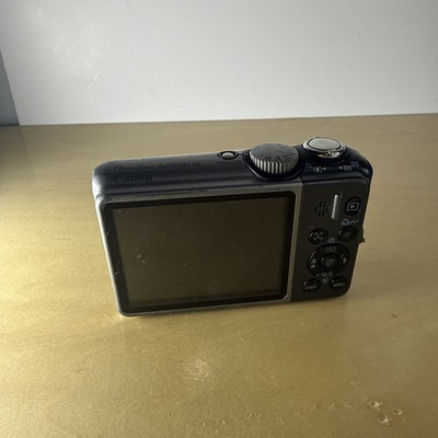 #ad #ad Canon Powershot A2000 IS 10MP 6X Zoom Compact Digital Camera BATTERY COVER BROKE $49.99