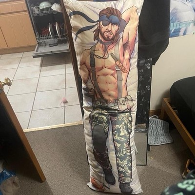 Metal Gear Solid Big Boss Naked Snake Full Body Body Pillowcase Smashpansy