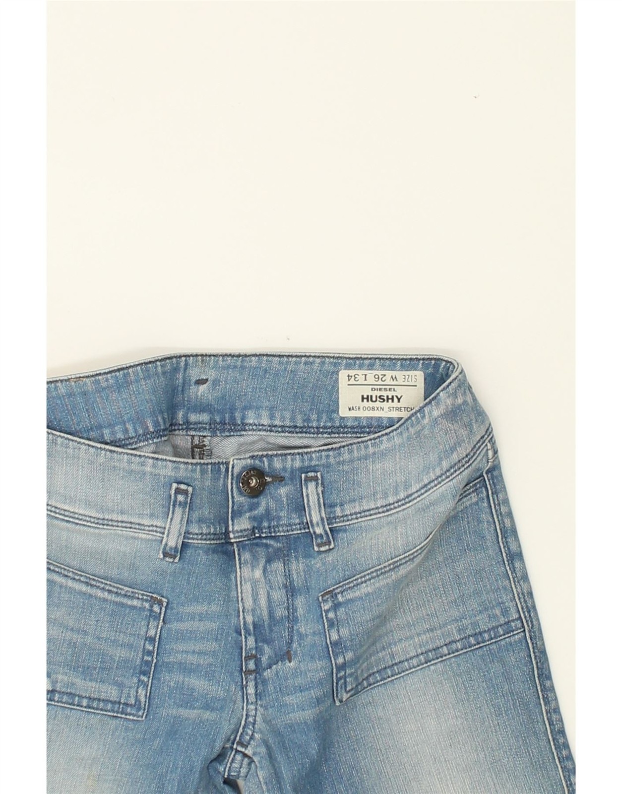 DIESEL Womens Slim Jeans W26 L29 Blue Cotton AG10 thumbnail 4