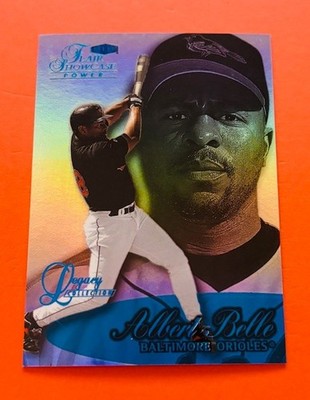 1999 Flair Showcase Legacy Collection Albert Belle #/99 -Super Legend Mr. Freeze