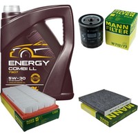 Mann Inspektionspaket 5L Mannol Energy 5W-30 FüR Mazda 6 Kombi 2.0 MZR 1.8 2.5