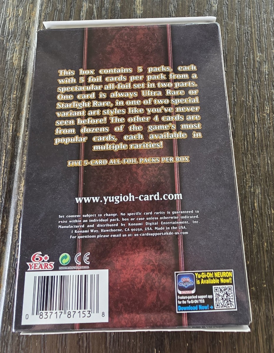 yugioh starlight booster box Yugioh main image 1