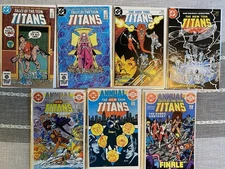 New Teen Titans High Grade Lot Of 7