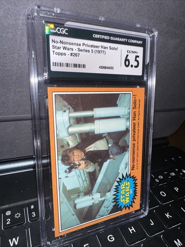 1977 Topps Star Wars #267 No-nonsense privateer Han Solo! — CGC 6.5