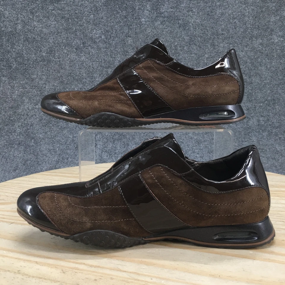 Cole Haan Zapatos Mujer 9 B Air Bria Deportivos Sin Cordones Tenis D29483 Tela Marrón Foto 2 de 4