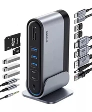 BASEUS UnionJoy 17-Port Triple Multifunction Type-C Hub Adapter    F2B