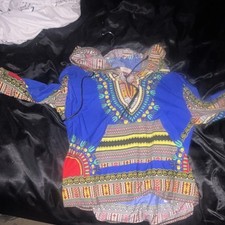 Dashiki Shirt Multi-Color Traditional African Pattern Unisex Adult Top