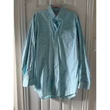 Schaefer Ranchwear Western Button Shirt L-Tall 7080 Made in USA Texas
