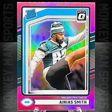 2024 Donruss - Ainias Smith Rated Rookie RC - #397 PINK OPTIC EAGLES MINT