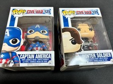 Funko Pop Marvel Captain America & Winter Soldier Set 2pcs Unopened