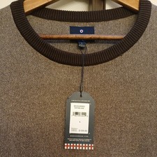 Mens Ben Sherman L Sweater - Potting Soil - Brand New