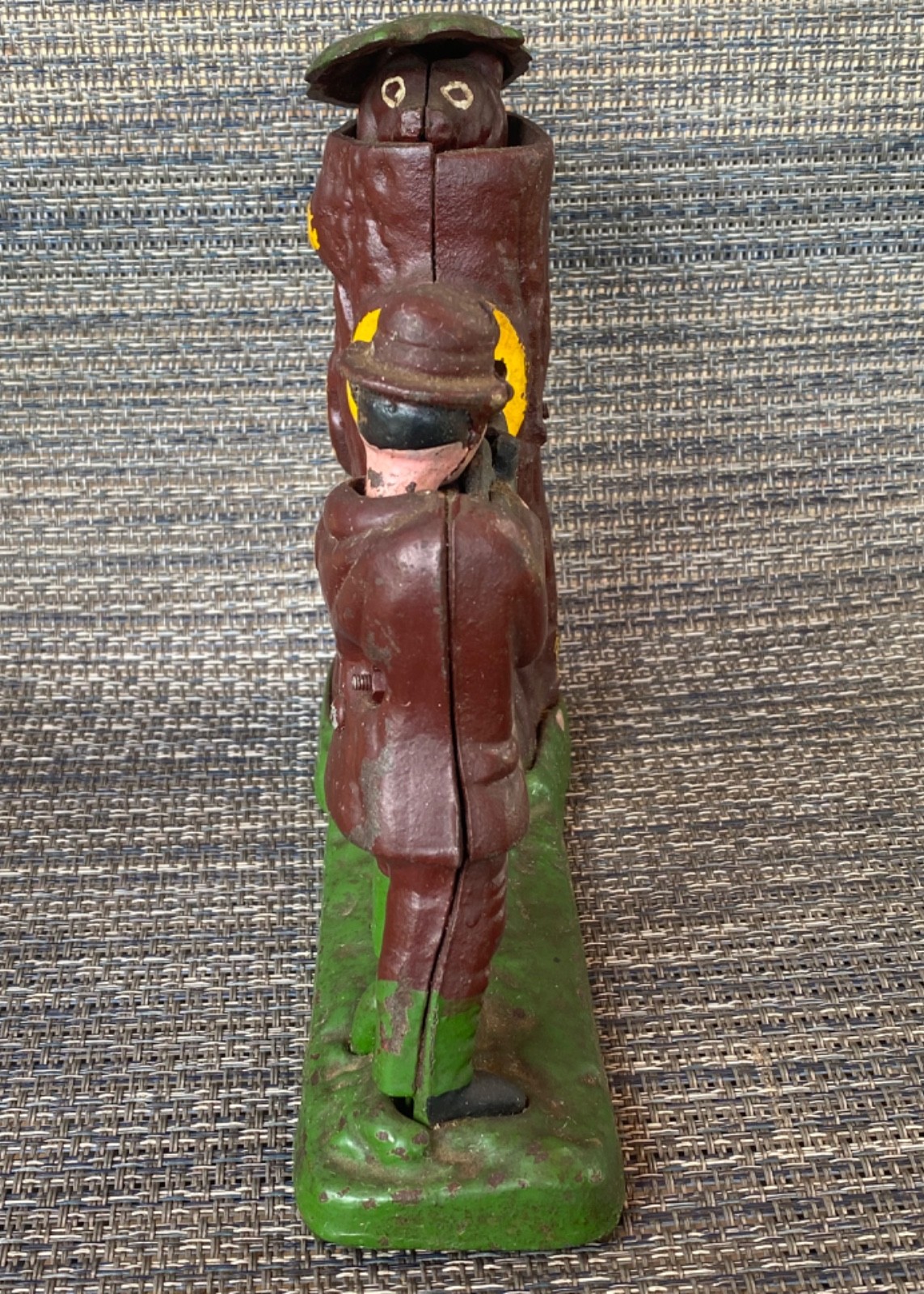 Teddy and The Bear Mechanical Bank  Vintage Reproduction By Price Products