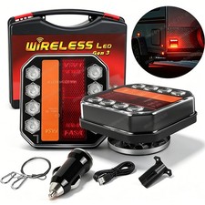 2pcs Magnetic LED Trailer Truck Towing Lightboard Tail Light Lamp Board 10m new