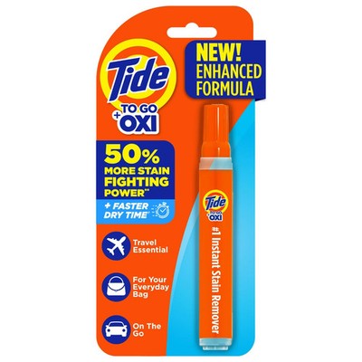 Tide To Go Stain Remover Pen, Instant Laundry Spot Cleaner, Travel Size 0.33 oz