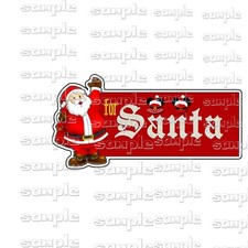 Disney For Santa ug Premade Scrapbook Paper Piece Die Cut
