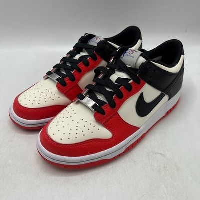 Nike Dunk Low GS White Chill Red Classic Sneakers DO6288-100 GS Size 5.5 New