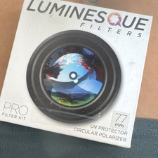 Luminesque Pro Filter Kit 77mm UV Protector Circular Polarizer