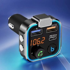 Bluetooth Car FM Transmitter MP3 Player Hands free Radio Adapter Kit USB Charger
