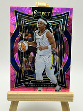 Myisha Hines-Allen Panini Pink Ice 2025 Select WNBA Prizm Concourse #39 Wings