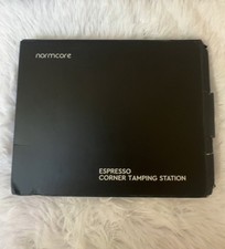 BNIB NORMCORE Black Silicone Espresso Temping Station Mat 9.5x7.5 Inch- CG F09