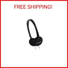 Koss KPH7 Lightweight Portable Headphone, Black