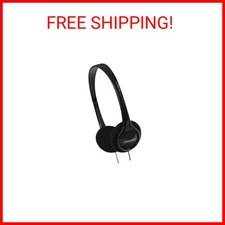Koss KPH7 Lightweight Portable Headphone, Black