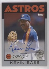2020 Topps Archives Fan Favorites Auto Silver 49/99 Kevin Bass #FFA-KB Auto 2k3