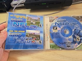 NBA 2K (Sega Dreamcast, 1999) - Disc & Manual Only