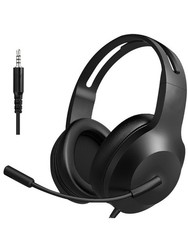 Wired Headset with Microphone for Laptop PC Over-Ear Headphones with Stereo...