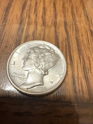 1938-S Mercury Dime 10c Silver BU