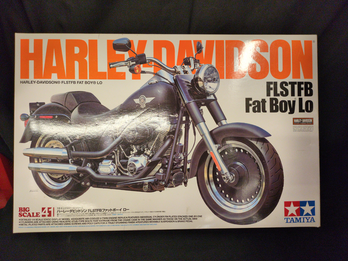 New】TAMIYA HARLEY DAVIDSON FLSTFB FAT BOY LO 1/6 SCALE 16041 JP