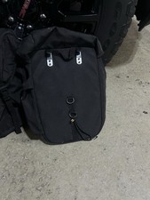 Axiom Seymour LX Double Pannier Set 1700cu in Reflective Bands Buckle Black