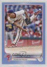 2022 Topps Update Father's Day Powder Blue 45/50 James Norwood #US193 0ne6