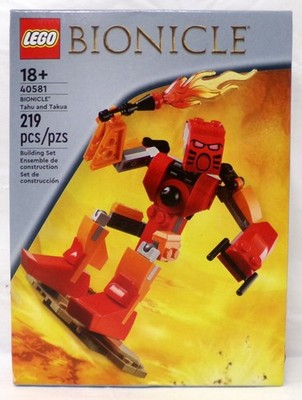 2023 LEGO Icons BIONICLE 40581 Tahu and Takua 219 Piece Building Set New Sealed