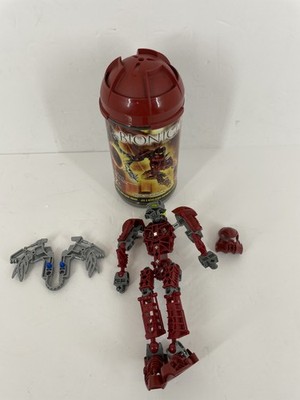 PARTS LEGO Bionicle Toa Vakama Metru Nui 8601 Action Figure w/ Canister 2004
