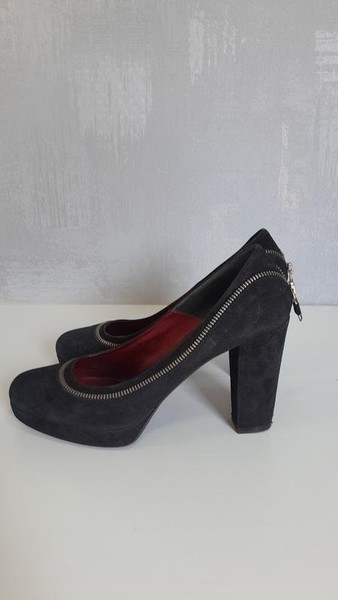 Women Loriblu Heels Black Suede 41