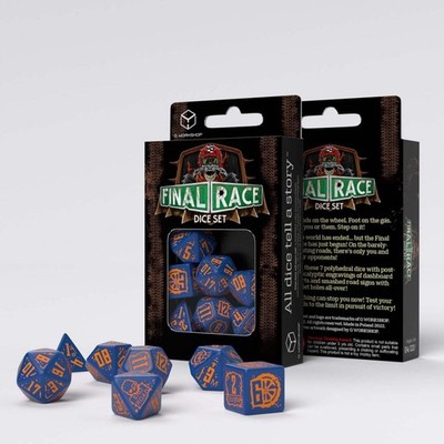 Q Workshop Final Race Road Fever Dice Set NEW