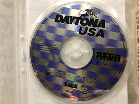 Daytona USA (Sega Saturn, 1995) Not For Resale, Disc Only Tested!