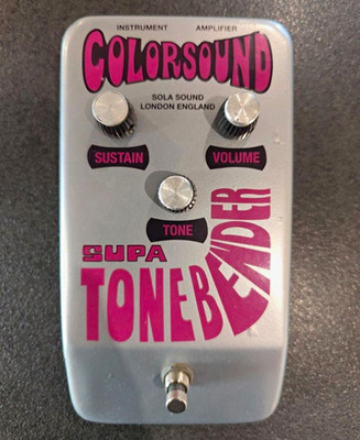 Sola Sound Colorsound Supa Tonebender Fuzz Pedal analog für E-Gitarre/Bass