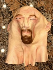 Unbranded Realistic Latex Mask Bald Bearded Man 16  Full Head Prop